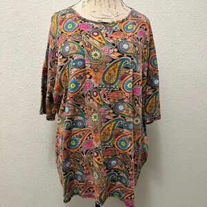Comfy Top with Paisley Design